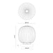 Alora Mood TL579107 Cherise 1-lt 8" Tall Table Lamp
