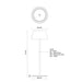 Kuzco TL65614 Dario 1-lt 14" Tall LED Table Lamp