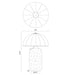 Alora Mood TL661018 Crosby 1-lt 28" Tall Table Lamp