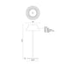 Kuzco TL67914 Zola 1-lt 14" Tall LED Table Lamp