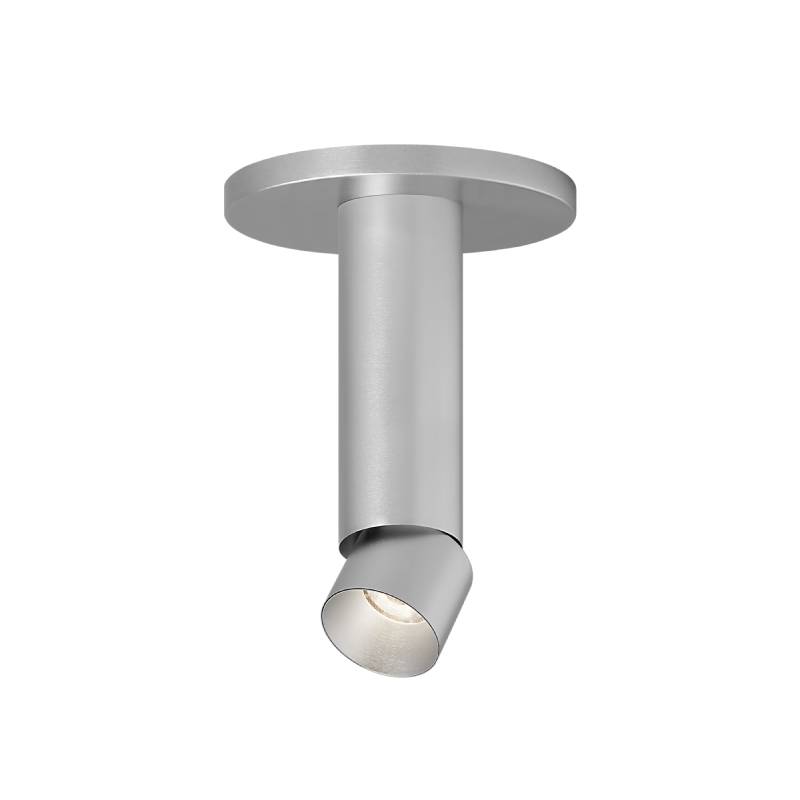 Element ENCY2R ENTRA 2" 8W Adjustable LED Cylinder, Warm Dim, Surface Mount - Brushed Aluminum