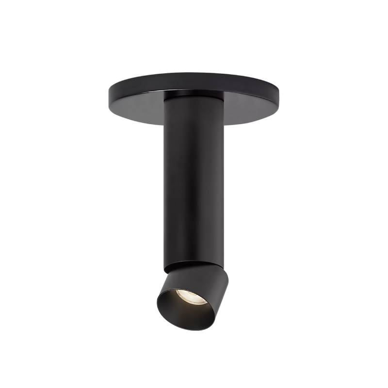 Element ENCY2R ENTRA 2" 8W Adjustable LED Cylinder, Warm Dim, Surface Mount - Black