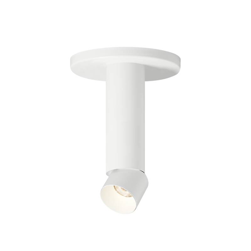 Element ENCY2R ENTRA 2" 8W Adjustable LED Cylinder, Warm Dim, Surface Mount - White