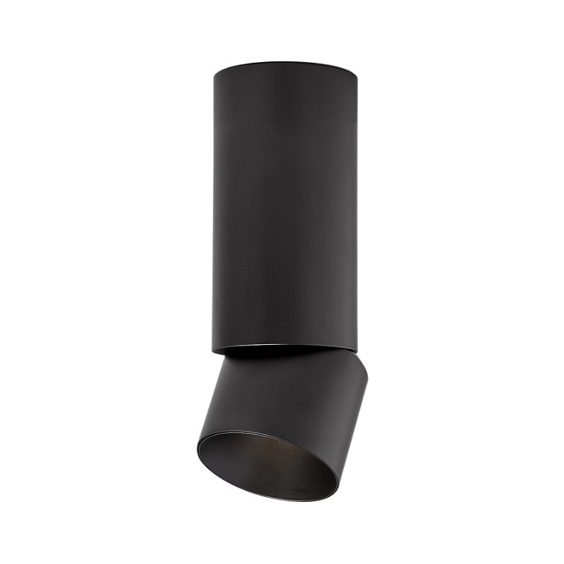 ENTRA 3" 15W Adjustable LED Cylinder, Flush Mount - Black