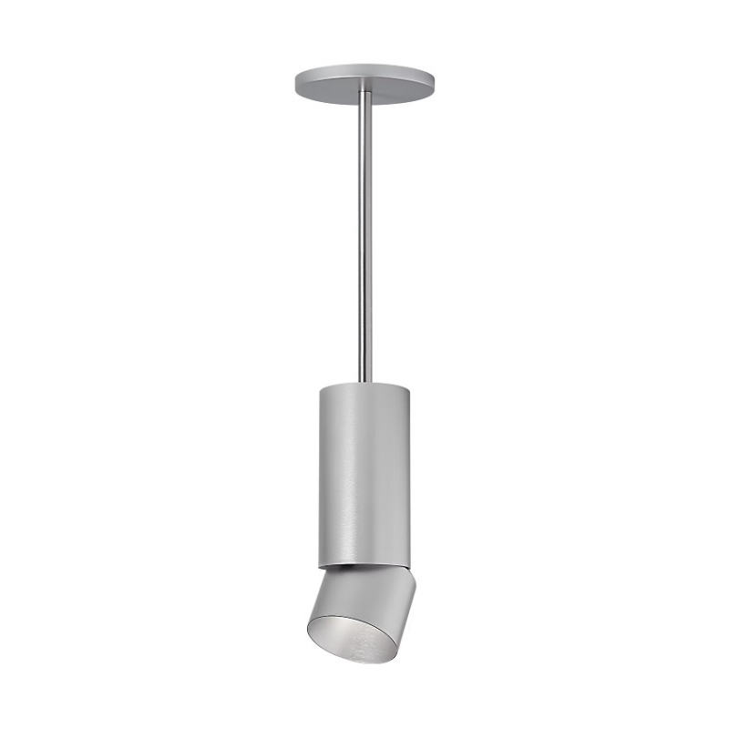 ENTRA 3" 12W Adjustable LED Cylinder, Pendant Mount - Brushed Aluminum