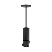ENTRA 3" 15W Adjustable LED Cylinder, Pendant Mount - Black