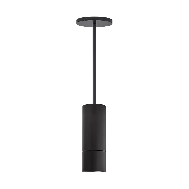 ENTRA 3" 15W Adjustable LED Cylinder, Warm Dim, Pendant Mount - Black