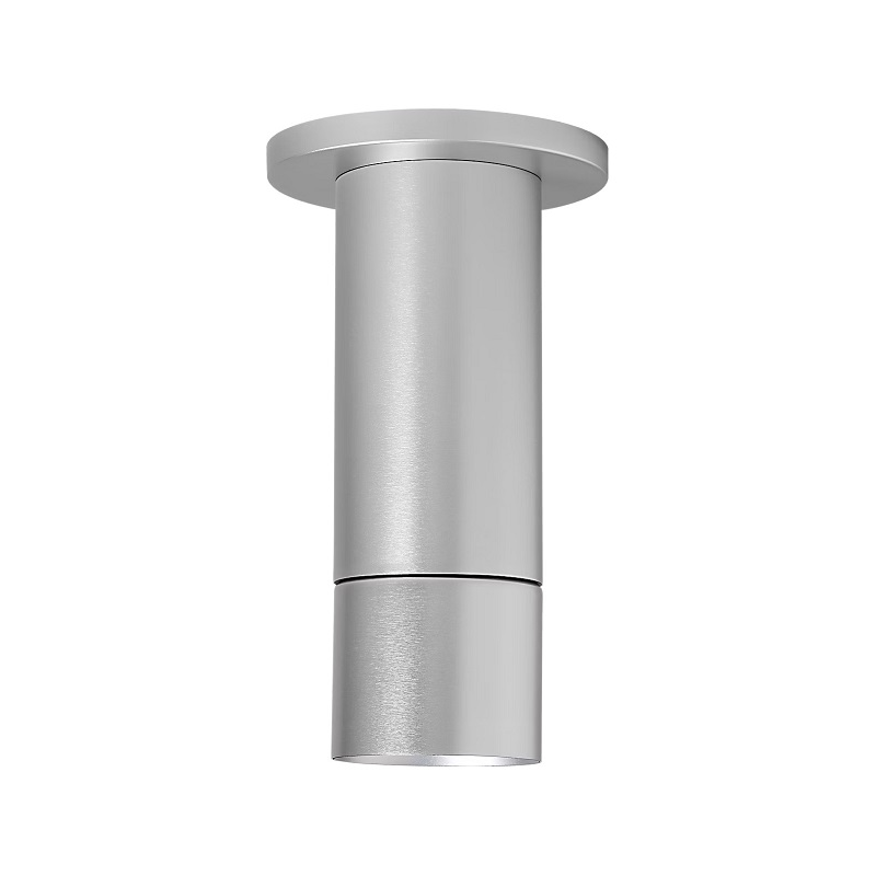 ENTRA 3" 12W Adjustable LED Cylinder, Surface Mount - Brushed Aluminum