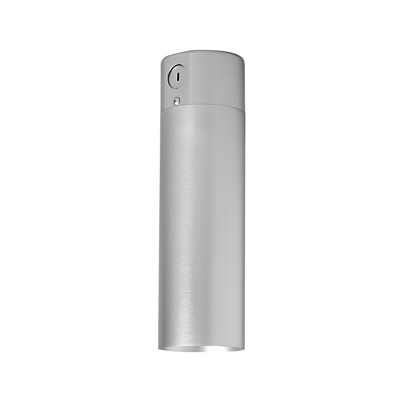 ENTRA 3" 12W Wall Wash LED Cylinder, Conduit Mount - Brushed Aluminum