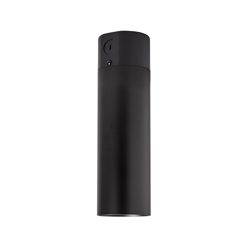 ENTRA 3" 12W Wall Wash LED Cylinder, Warm Dim, Conduit Mount - Black