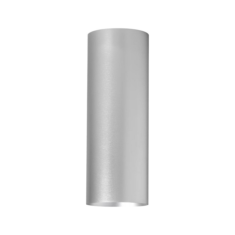 ENTRA 3" 12W Wall Wash LED Cylinder, Warm Dim, Flush Mount - Brushed Aluminum
