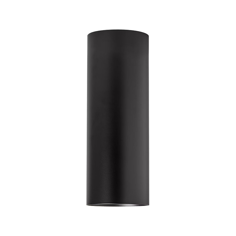 ENTRA 3" 15W Wall Wash LED Cylinder, Flush Mount - Black