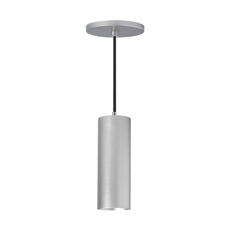 ENTRA 3" 19W Fixed LED Cylinder, Cord Mount - Brushed Aluminum