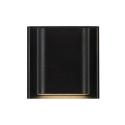 Kuzco AT48403-UNV-3CCT Tolan 5" Tall LED Outdoor Wall Sconce, CCT Selectable - Black