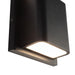 Kuzco AT48403-UNV-3CCT Tolan 5" Tall LED Outdoor Wall Sconce, CCT Selectable - Black
