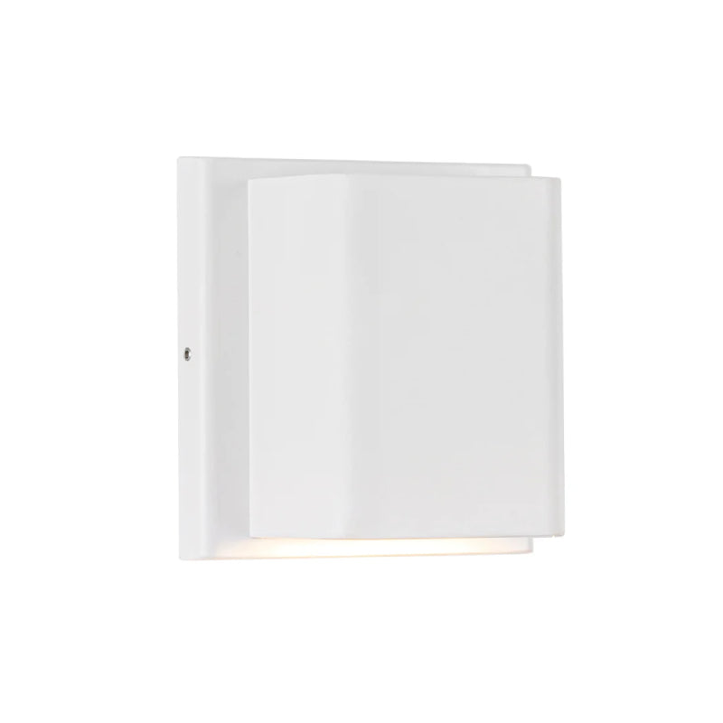 Kuzco AT48403-UNV-3CCT Tolan 5" Tall LED Outdoor Wall Sconce, CCT Selectable - White