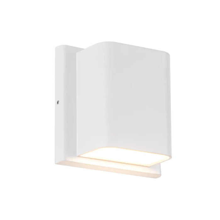 Kuzco AT48403-UNV-3CCT Tolan 5" Tall LED Outdoor Wall Sconce, CCT Selectable - White