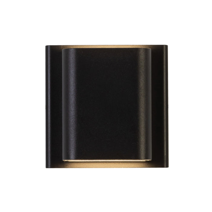 Kuzco AT48426-UNV-3CCT Tolan 5" Tall LED Outdoor Wall Sconce, CCT Selectable - Black