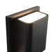 Kuzco AT48426-UNV-3CCT Tolan 5" Tall LED Outdoor Wall Sconce, CCT Selectable - Black