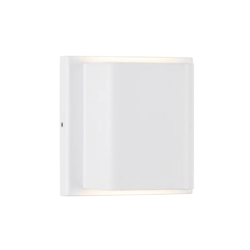 Kuzco AT48426-UNV-3CCT Tolan 5" Tall LED Outdoor Wall Sconce, CCT Selectable - White