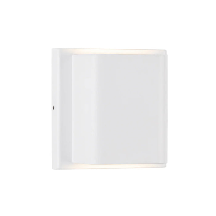 Kuzco AT48426-UNV-3CCT Tolan 5" Tall LED Outdoor Wall Sconce, CCT Selectable - White