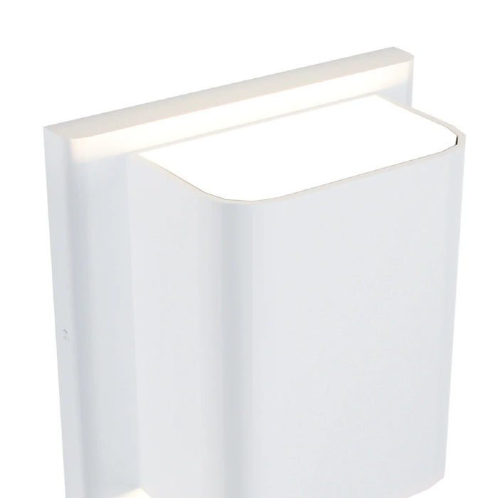 Kuzco AT48426-UNV-3CCT Tolan 5" Tall LED Outdoor Wall Sconce, CCT Selectable - White