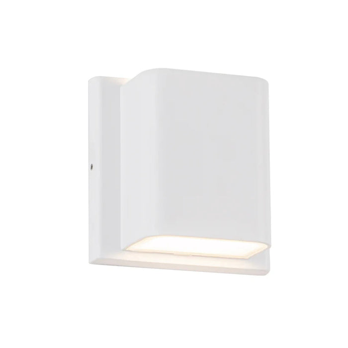 Kuzco AT48426-UNV-3CCT Tolan 5" Tall LED Outdoor Wall Sconce, CCT Selectable - White