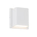 Kuzco AT48426-UNV-3CCT Tolan 5" Tall LED Outdoor Wall Sconce, CCT Selectable - White