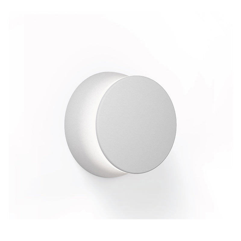 Pablo Designs Totem Puck LED Wall Sconce, 3CCT Selectable - Matte Grey / Matte Grey