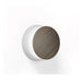Pablo Designs Totem Puck LED Wall Sconce, 3CCT Selectable - Matte Grey / Walnut Essence