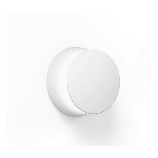 Pablo Designs Totem Puck LED Wall Sconce, 3CCT Selectable - Matte White / Matte White