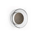 Pablo Designs Totem LED Wall Sconce, 3CCT Selectable - Matte Grey / Walnut Essence / Clear Glass