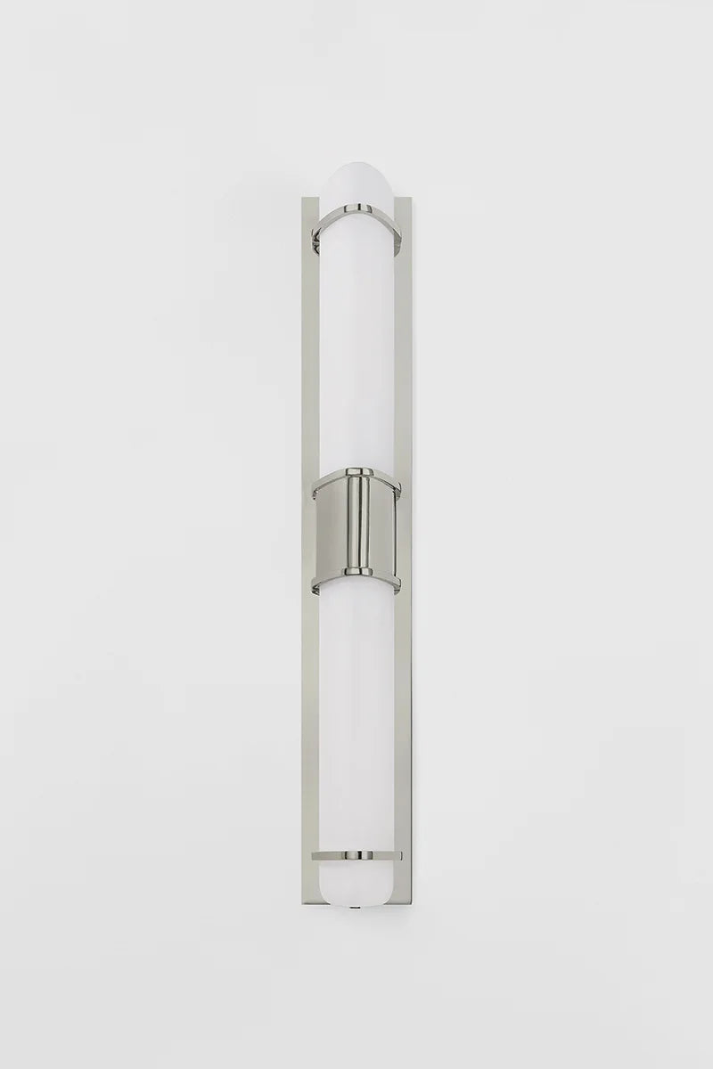 Hudson Valley 1127 Tottenville 2-lt 27" Tall Wall Sconce - Polished Nickel