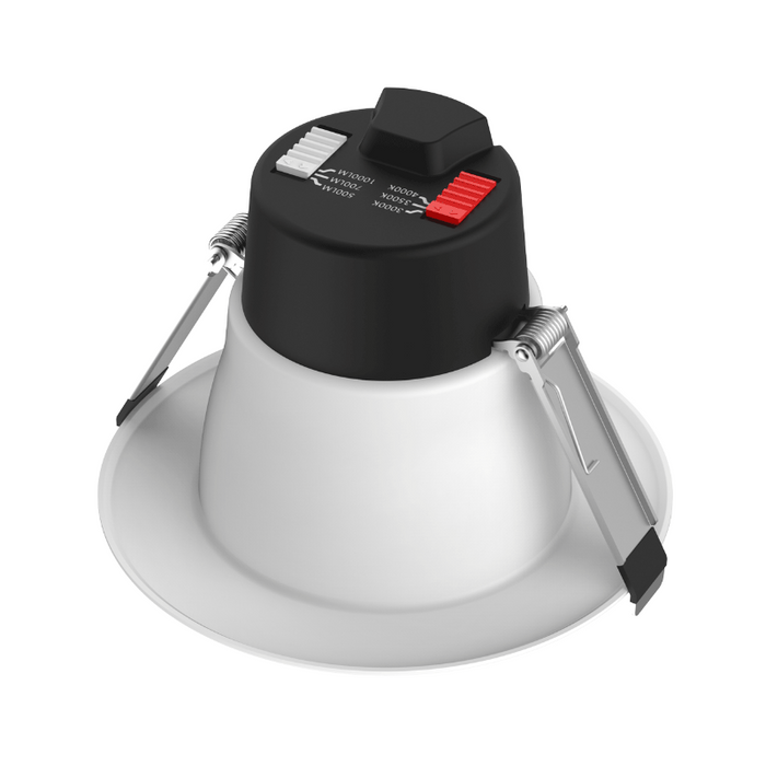 Lotus TP120-347-RT4 4" 5.5W/8W/12W LED Round Commercial Recessed Downlight, 3CCT Selectable