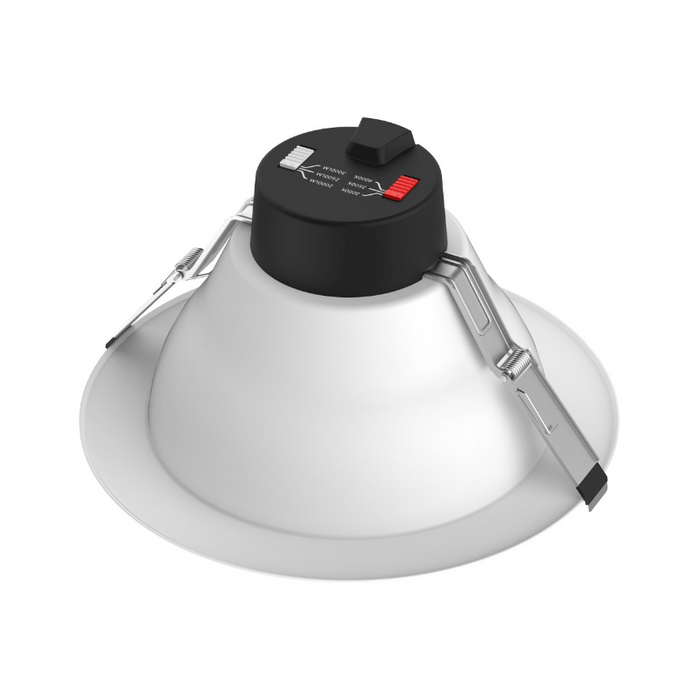 Lotus TP120-347-RT9.5 10" 20W/25W/32W LED Round Commercial Recessed Downlight, 3CCT Selectable