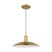 Visual Comfort TP1261 Dash 1-lt 18" LED Small Pendant - Burnished Brass