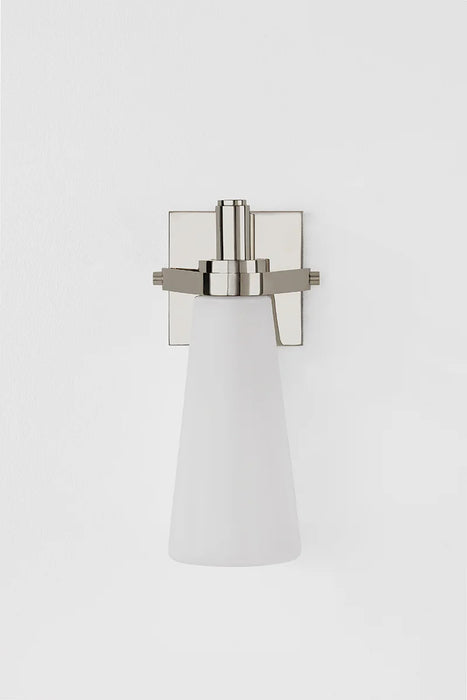 Hudson Valley 4221 Trude 1-lt 12" Tall Wall Sconce - Polished Nickel