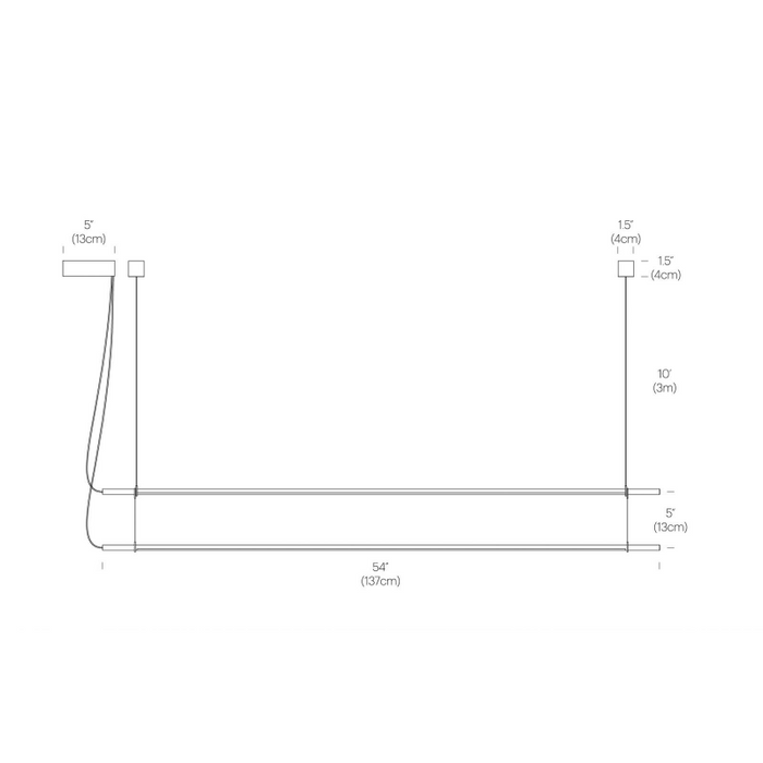 Pablo Designs T.O 2 Stack LED Pendant