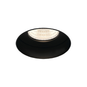 Eurofase TGO1RTL Tango 1 Light 10W Round LED Trimless Fixed Downlight, Solite Lens - Black