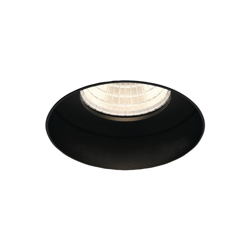 Eurofase TGO1RTL Tango 1 Light 10W Round LED Trimless Fixed Downlight, Solite Lens - Black