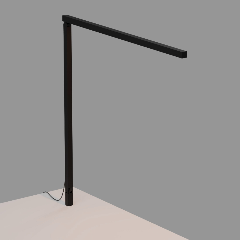 Koncept ZBD1000 Z-Bar Solo Gen 4 LED Desk Lamp - Matte Black/Through-Table Mount