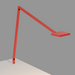 Koncept FCD-2 Focaccia LED Desk Lamp - Matte Fire Red/Through-Table Mount