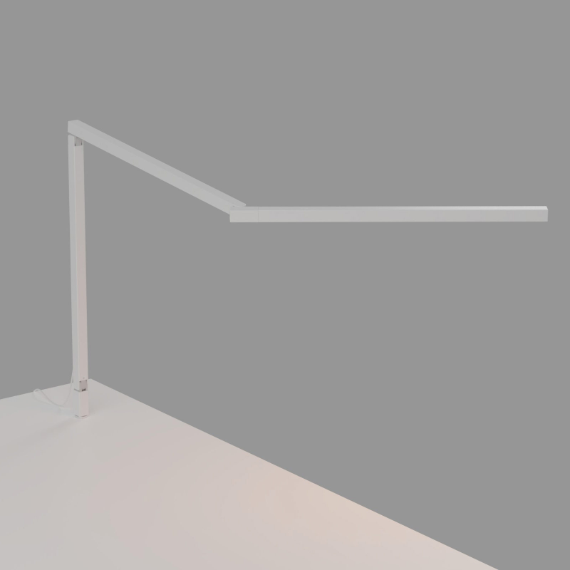 Koncept ZBD3100 Z-Bar Mini Gen 4 LED Desk Lamp - Matte White/Through-Table Mount