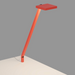Koncept FCD-1 Focaccia Solo LED Desk Lamp - Matte Fire Red/Through-Table Mount