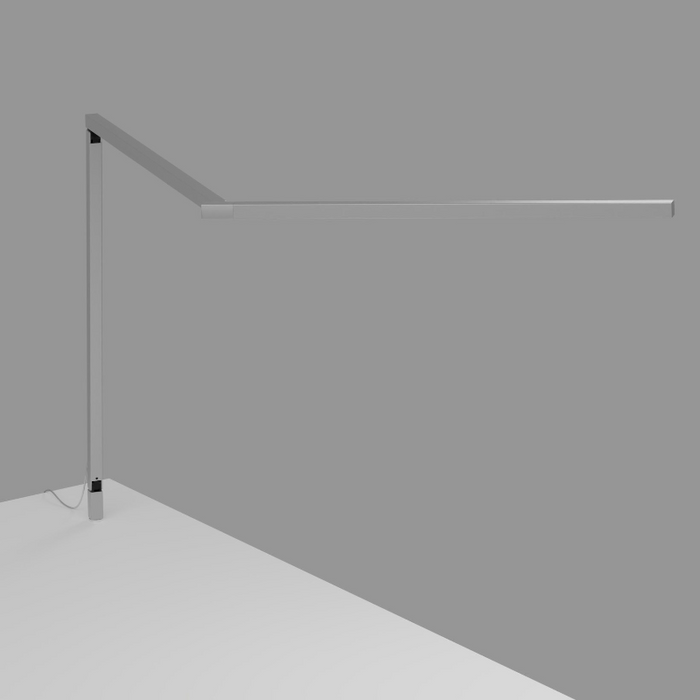 Koncept ZBD3000 Z-Bar Gen 4 LED Desk Lamp - Silver/Through-Table Mount