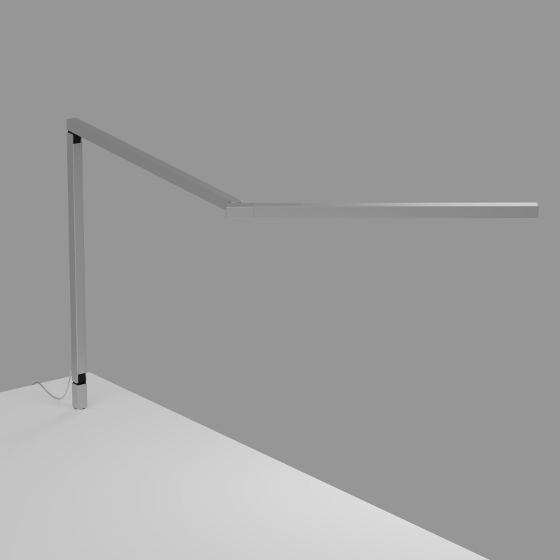 Koncept ZBD3100 Z-Bar Mini Pro Gen 4 LED Desk Lamp - Silver/Through-Table Mount