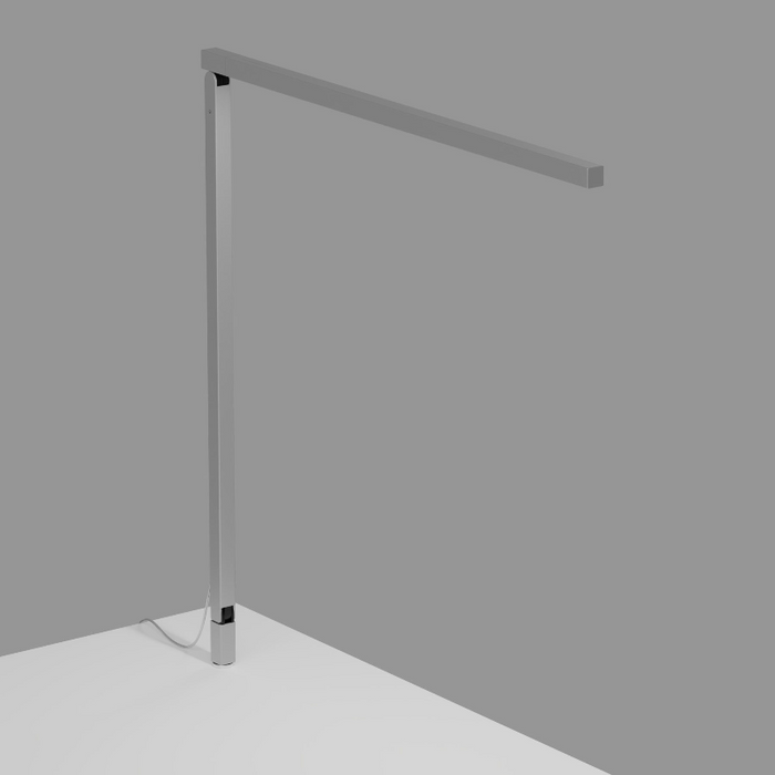 Koncept ZBD1000 Z-Bar Solo Pro Gen 4 LED Desk Lamp - Silver/Through-Table Mount
