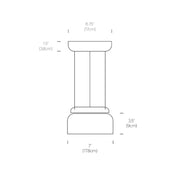 Pablo Designs Totem Mini 7" Down LED Pendant E