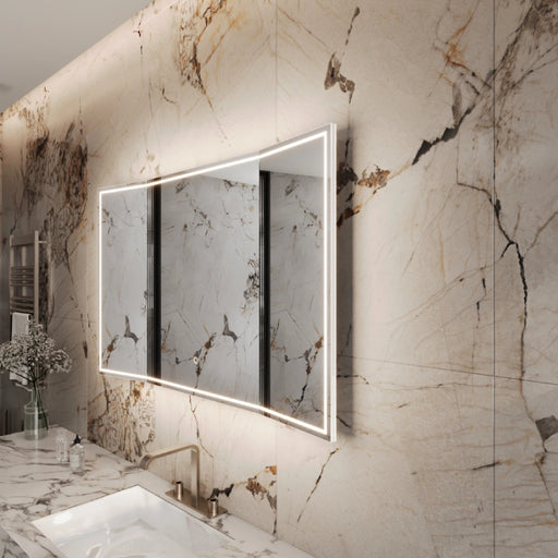 Paris Mirror Trifold 48" x 30" LED Front-Lit Mirror, 3CCT Selectable