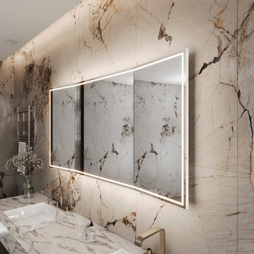 Paris Mirror Trifold 60" x 30" LED Front-Lit Mirror, 3CCT Selectable